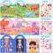 Kids Reusable DIY Sticker Books, Multi-Scene Jelly Sticker Set, Montessori Learning Toy & Creative Gift for Children