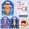 Kids Reusable DIY Sticker Books, Multi-Scene Jelly Sticker Set, Montessori Learning Toy & Creative Gift for Children