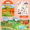 Kids Reusable DIY Sticker Books, Multi-Scene Jelly Sticker Set, Montessori Learning Toy & Creative Gift for Children