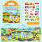 Kids Reusable DIY Sticker Books, Multi-Scene Jelly Sticker Set, Montessori Learning Toy & Creative Gift for Children
