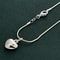 Elegant 925 Sterling Silver Heart Necklace for Women, Perfect Wedding, Banquet, Birthday & Festival Jewelry Gift