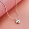 Elegant 925 Sterling Silver Heart Necklace for Women, Perfect Wedding, Banquet, Birthday & Festival Jewelry Gift