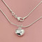 Elegant 925 Sterling Silver Heart Necklace for Women, Perfect Wedding, Banquet, Birthday & Festival Jewelry Gift