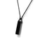 Black Tourmaline Necklace for Men, Adjustable Black Obsidian & Onyx Pendant for Spiritual Energy & Protection