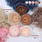 ICY Blyth Doll Wig Hair RBL Scalp & Dome, Dark Brown Long Hair for Custom Doll DIY Accessory