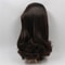ICY Blyth Doll Wig Hair RBL Scalp & Dome, Dark Brown Long Hair for Custom Doll DIY Accessory