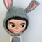 1PCS Blyth Doll Clothes Fashion Rabbit Ears Plush Hat, Multicolor for Blyth, Azone, FR Toys, Cute Gift for Collectors