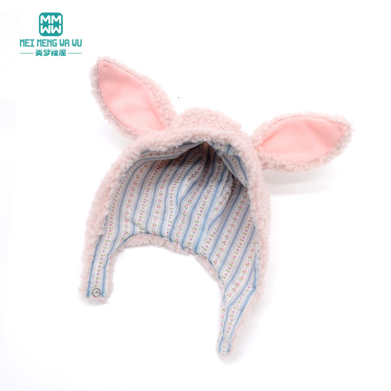 1PCS Blyth Doll Clothes Fashion Rabbit Ears Plush Hat, Multicolor for Blyth, Azone, FR Toys, Cute Gift for Collectors