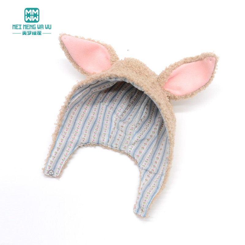 1PCS Blyth Doll Clothes Fashion Rabbit Ears Plush Hat, Multicolor for Blyth, Azone, FR Toys, Cute Gift for Collectors