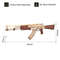 Robotime Rokr AK-47 3D Wooden Gun, DIY Building Block Toy for Kids & Adults, Mechanical Puzzle, Justice Guard Wooden