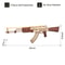 Robotime Rokr AK-47 3D Wooden Gun, DIY Building Block Toy for Kids & Adults, Mechanical Puzzle, Justice Guard Wooden