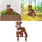 1pc Schnauzer Dog Rusty Metal Garden Stake, Classic Pet Memorial & Yard Decor, Thoughtful Mothers Day Gift