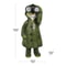 Adorable Solar-Powered Raincoat Frog Statue, Waterproof Cute Animal Sculpture, Miniature Outdoor Figurine, Craft Resin