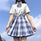 JK Seifuku Sailor Uniform Set School Uniform With Pleated Skirt And Blouse Korean Student Fashion P 14