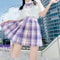 JK Seifuku Sailor Uniform Set School Uniform With Pleated Skirt And Blouse Korean Student Fashion P 19