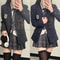 Anime Cosplay Costume, School Uniform Sets for Women, Winter Blazer, Pleated Skirt and Sailor Tie, Girl Autumn Fashion