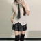 Anime Cosplay Costume, School Uniform Sets for Women, Winter Blazer, Pleated Skirt and Sailor Tie, Girl Autumn Fashion
