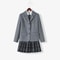 Anime Cosplay Costume, School Uniform Sets for Women, Winter Blazer, Pleated Skirt and Sailor Tie, Girl Autumn Fashion