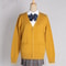 JK Uniform Sweater Coat, Anime Cosplay Costume Cardigan, Japanese School Style Outerwear, 17 Colors, Long Sleeved Knitti