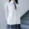 JK Uniform Knit Vest Gyaru School Cardigan Girls Preppy Sweater Vest For High School Class Autumn F 1