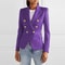 Fashion Casual Suit Blazers for Women, Solid Color Slim Fit Blazer, Spring and Autumn Jacket, Winter Office Wear