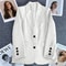 Elegant Office Lady Blazer, Women Single Button Long Sleeve Suit Jacket, 2025 Fashion Blazer Coats, Business Casual