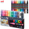 12 Color Set Uni Posca Markers PC-1M Extra Fine 0.7mm Paint Marker Pens Manga Ceramic Glass Graffiti Wood Fabric Metal