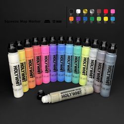 50ml paint pen, oil based paint markers for rock painting, graffiti, wall art, waterproof permanent marker pen for craft