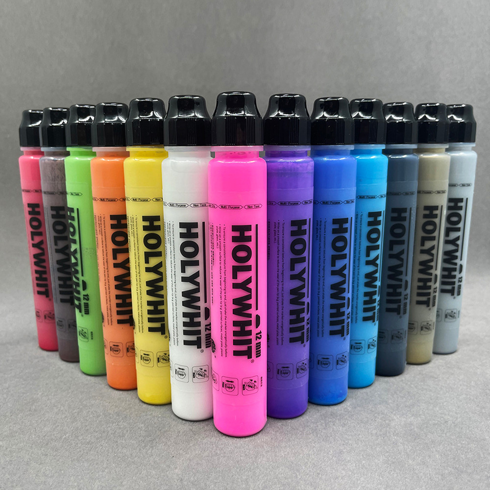 50ml Paint Pen, Oil Based Paint Markers for Rock Painting, Graffiti, Wall Art, Waterproof Permanent Marker Pen for Craft