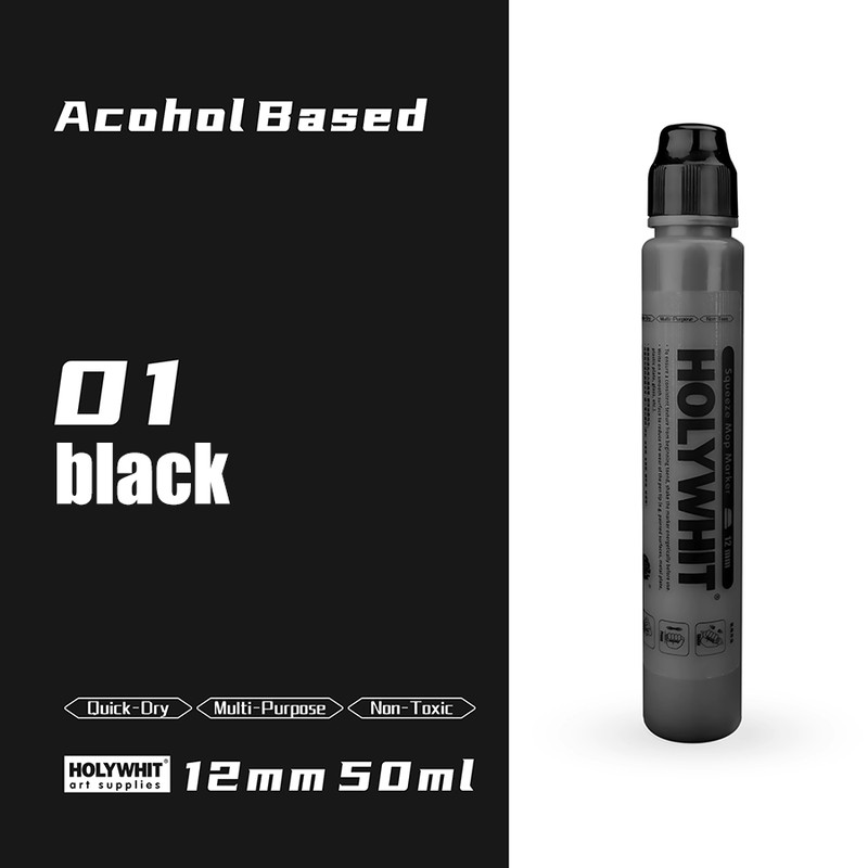 50ml Paint Pen, Oil Based Paint Markers for Rock Painting, Graffiti, Wall Art, Waterproof Permanent Marker Pen for Craft