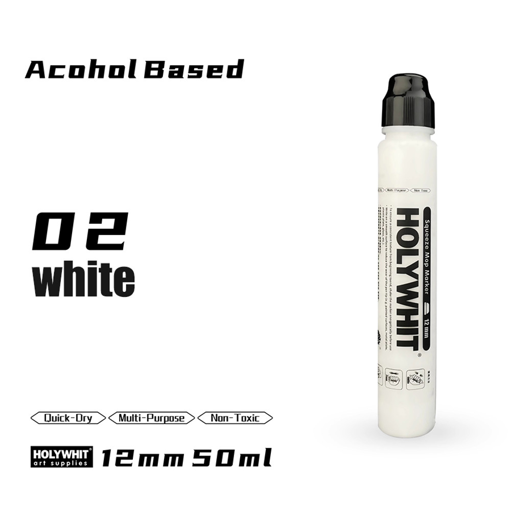 50ml Paint Pen, Oil Based Paint Markers for Rock Painting, Graffiti, Wall Art, Waterproof Permanent Marker Pen for Craft