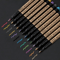 10pcs Metallic Marker Pens, Waterproof Permanent Markers for Rock Painting, Glass, Metal, Plastic, Ceramic, Canvas, DIY