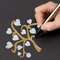 10pcs Metallic Marker Pens, Waterproof Permanent Markers for Rock Painting, Glass, Metal, Plastic, Ceramic, Canvas, DIY