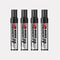 4 Color Permanent Marker Pens Set, Waterproof Ink, Fine and Broad 10mm Nib, Black Blue Red Green