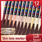 Professional Skin Tone Markers Set, 12 Colors Art Markers for Portrait Drawing, Fashion Illustration, with Soft Brush