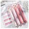 Soft Touch Fluorescent Gel Pens, 4 Pack Morandi Pink Quick Dry Gel Highlighters, Water Based Ink for Office, School