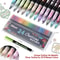 Metallic Highlighter Pens, 12 48 Colors Magic Glitter Drawing Markers, Quick Drying Water Based, Double Line Outline