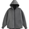 Winter Womens Oversized Hoodie Coat, High Street Zipper Jacket, Loose Fit Sweatshirt with Double Pockets, Outerwear Top