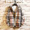 Style Mens Plaid Jacket Slim Fit Hooded Outerwear Versatile Casual Clothing Spring Autumn New Arriv 3