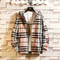 Style Mens Plaid Jacket Slim Fit Hooded Outerwear Versatile Casual Clothing Spring Autumn New Arriv 3