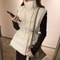Womens Winter Puffer Vest, Natural Down Sleeveless Jacket, Cold Weather Warm Coat