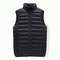 Mens Thin Down Vest Warm White Duck Down Stand Collar Solid Color Vest Lightweight Jacket 4