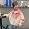 Colorblock Baseball Jacket For Girls Spring And Autumn Trench Coat Casual Fashion Outerwear For Chi 0