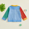 Stylish Windbreaker Coat for Boys and Girls, Childrens Lightweight Jacket with Hood, Zipper Closure, and Contrast Colors