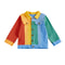 Stylish Windbreaker Coat for Boys and Girls, Childrens Lightweight Jacket with Hood, Zipper Closure, and Contrast Colors