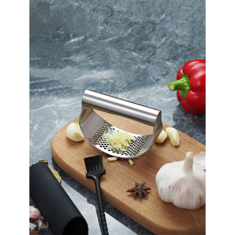 Garlic Crusher Press Manual Stainless Steel Garlic Mincer Kitchen Food Processor Tool For Fruits An 0
