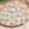 Christmas Decoration Tree, White Wooden Snowflake, Ornaments for Home Decor, DIY Gifts Accessories for New Year