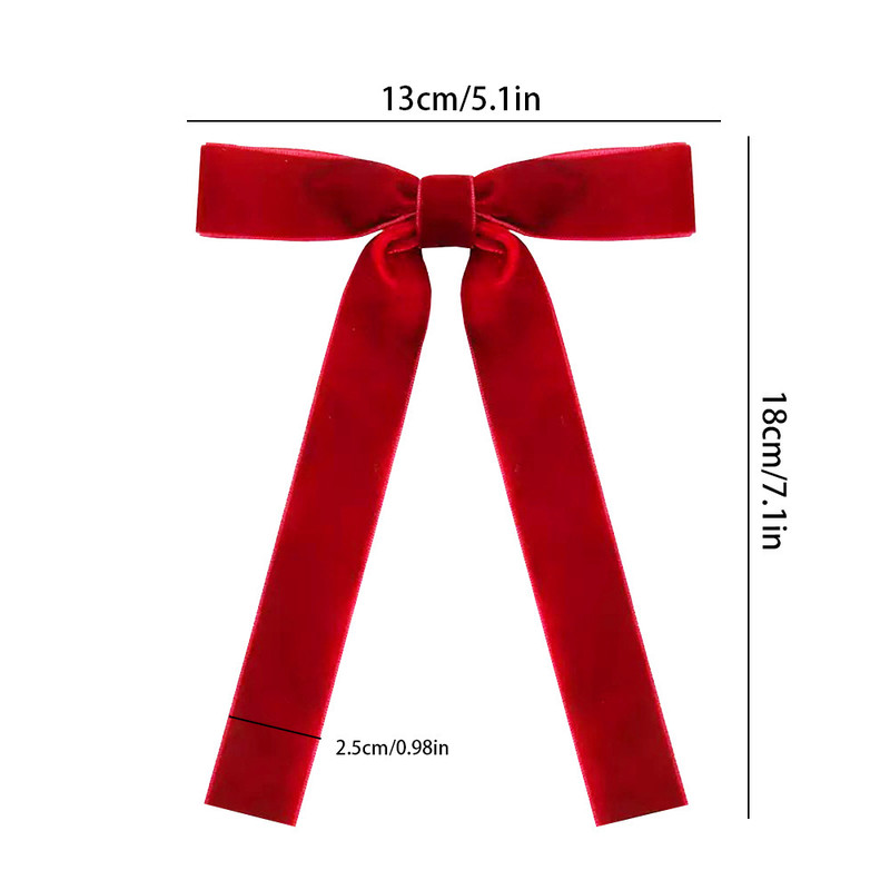 Vintage Velvet Bows, DIY Christmas Tree Decoration, Ribbon Bow Cable Tie, Gift Wrapping Christmas Decorations