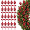 Christmas DIY Floral Wreath Ornament Artificial Berries Red Gold Silver Cherry Stamen Fake Berries 7