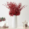 Christmas Decoration for Home, Artificial Glitter Berry Flower Branch, Tree and Party Supplies
